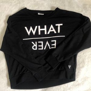 Cropped sweatshirt